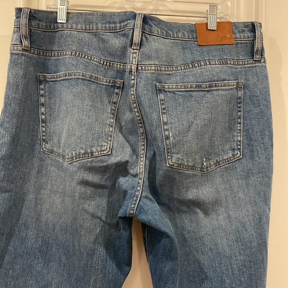 Women’s J.Crew jeans size 33, slim boyfriend fit with frayed hems - Picture 6 of 10